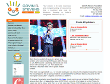 Tablet Screenshot of gavinsfoundation.org